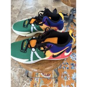 Nike LeBron Witness 7 "Vivid Purple/Black-Sea Coral" Men's Basketball Shoe 14